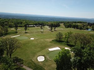 Lookout Mountain 16th And 15th Greens Aerial